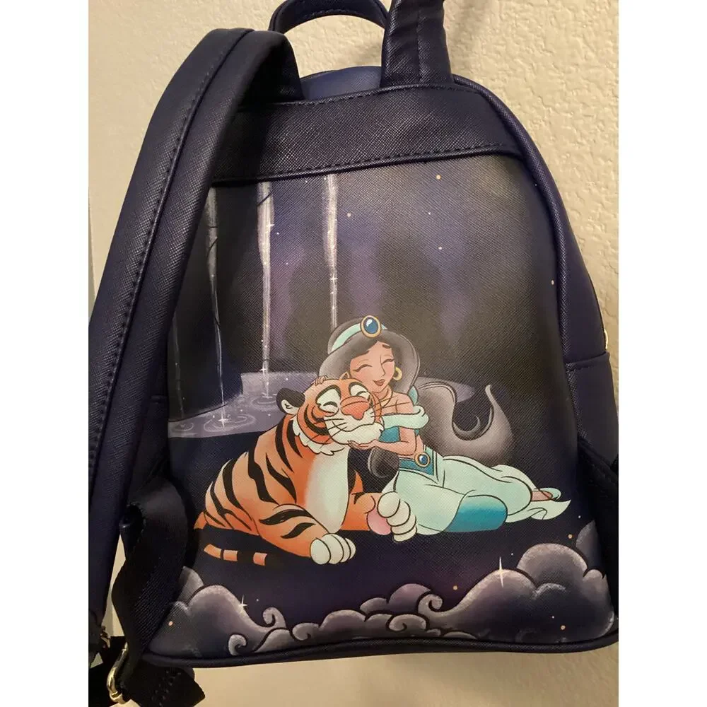 NWOT Loungefly Disney Aladdin Princess Jasmine Raja Sultan Castle Mini Backpack